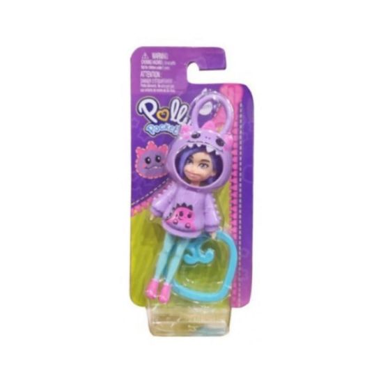Picture of Mattel Polly Pocket: Friend Clips Doll with Hoodie Dyno (HRD62)