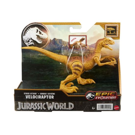 Picture of Mattel Jurassic World: Epic Evolution Strike Attack - Velociraptor (HTK60)