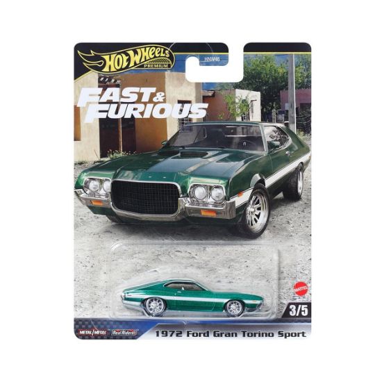 Picture of Mattel Hot Wheels Premium: Fast & Furious - 1972 Ford Gran Torino Sport (HYP72)