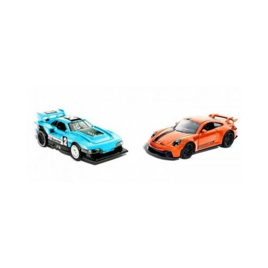 Picture of Mattel Hot Wheels: Pull-Back Speeders - GT Scorcher & Porsche 911 GT3 (HPR96)
