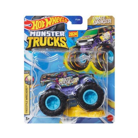 Picture of Mattel Hot Wheels Monster Trucks - Crate Danger Die-Cast Vehicle (HTM61)