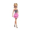 Picture of Mattel Barbie Doll - Fashionistas #213 Black And White Shirt and Pink Skirt Doll (HRH11)