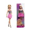 Picture of Mattel Barbie Doll - Fashionistas #213 Black And White Shirt and Pink Skirt Doll (HRH11)