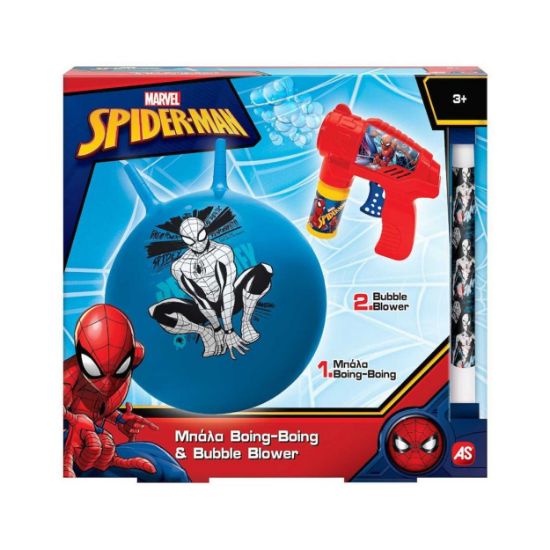 Picture of AS Marvel: Spider-Μan - Λαμπάδα Μπάλα Boing-Boing & Bubble Blower (15765) (1500-15765)