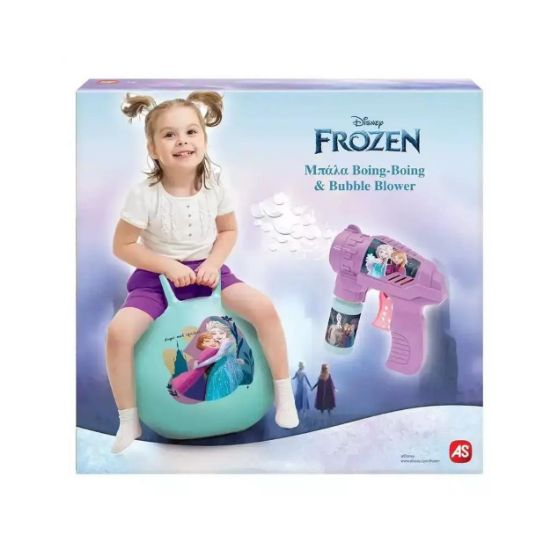 Picture of AS Disney: Frozen - Λαμπάδα Μπάλα Boing-Boing & Bubble Blower (15766) (1500-15766)