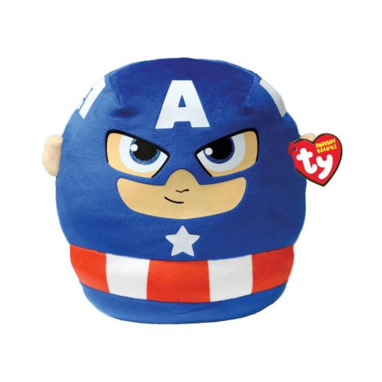 Picture of AS TY Squishy Beanies: Marvel - Captain America 25cm (1607-39257)