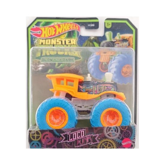 Picture of Mattel Hot Wheels Monster Trucks: Glow in The Dark - Loco Punk (HVH79)