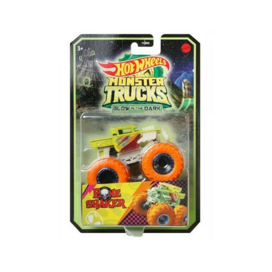 Picture of Mattel Hot Wheels Monster Trucks: Glow in The Dark - Bone Shaker (HWC82)