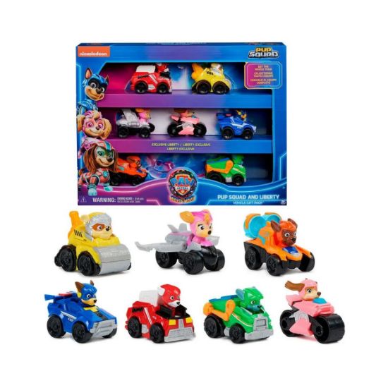 Picture of Spin Master Paw Patrol: The Mighty Movie - Pup Squad and Liberty Vehicle Gift Pack (7pcs) (6067861)