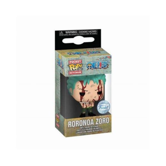 Picture of Funko Pocket Pop! One Piece - Zoro "Nothing Happened" Vinyl Figure Keychain