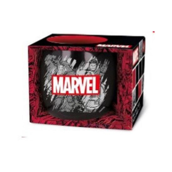 Picture of Stor Marvel Pattern Globe Mug In Gift Box (380ml)