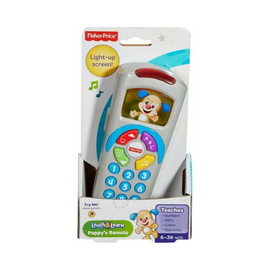 Picture of FISHER PRICE LAUGH & LEARN CLICK 'N LEARN REMOTE CONTROL - BLUE (IN GREEK) (DLK58)