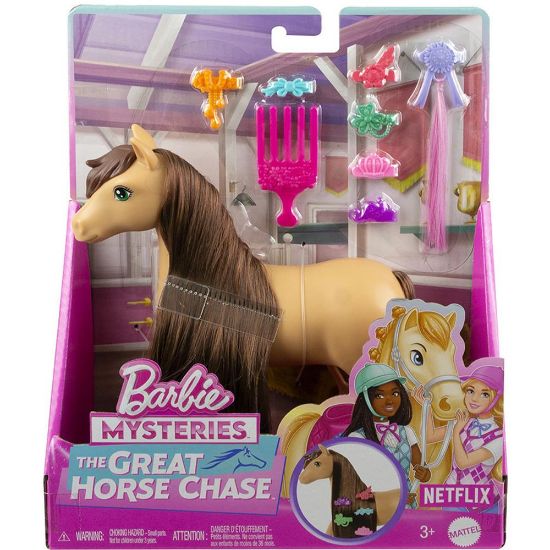 Picture of Mattel Barbie Mysteries: The Great Horse Chase - Brown Pony with Brunette Ponytail  (HXJ37)