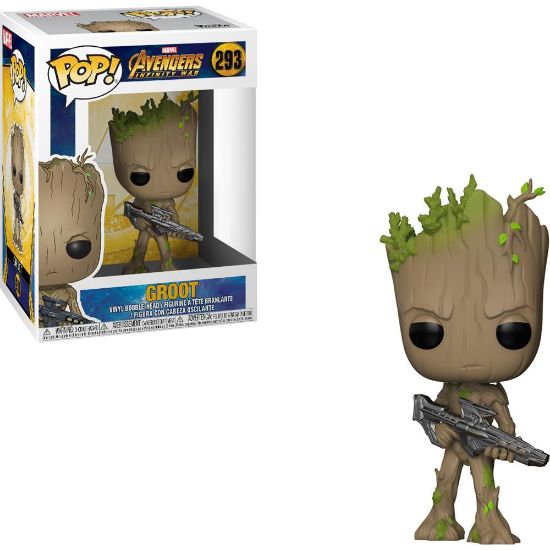Picture of Funko Pop! Marvel: Avengers Infinity War - Groot #293 Bobble-Head Vinyl Figure