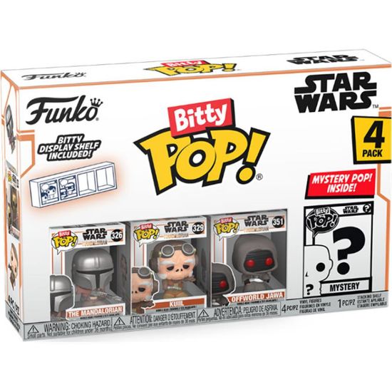 Picture of Funko Bitty Pop! 4-Pack Star Wars: The Mandalorian Vinyl Figures