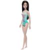 Picture of Mattel Barbie: Beach - Black Hair Doll Wearing Tropical Blue Swimsuit (HPV22)