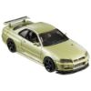Picture of Mattel Hot Wheels: Premium Real Readers - Nissan Skyline GT-R (BNR34) V Spec II with Nismo Parts 1:43 (HMD47)