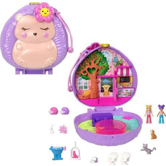 Picture of Mattel Polly Pocket: Hedgehog Coffee Shop Compact (HRD37)
